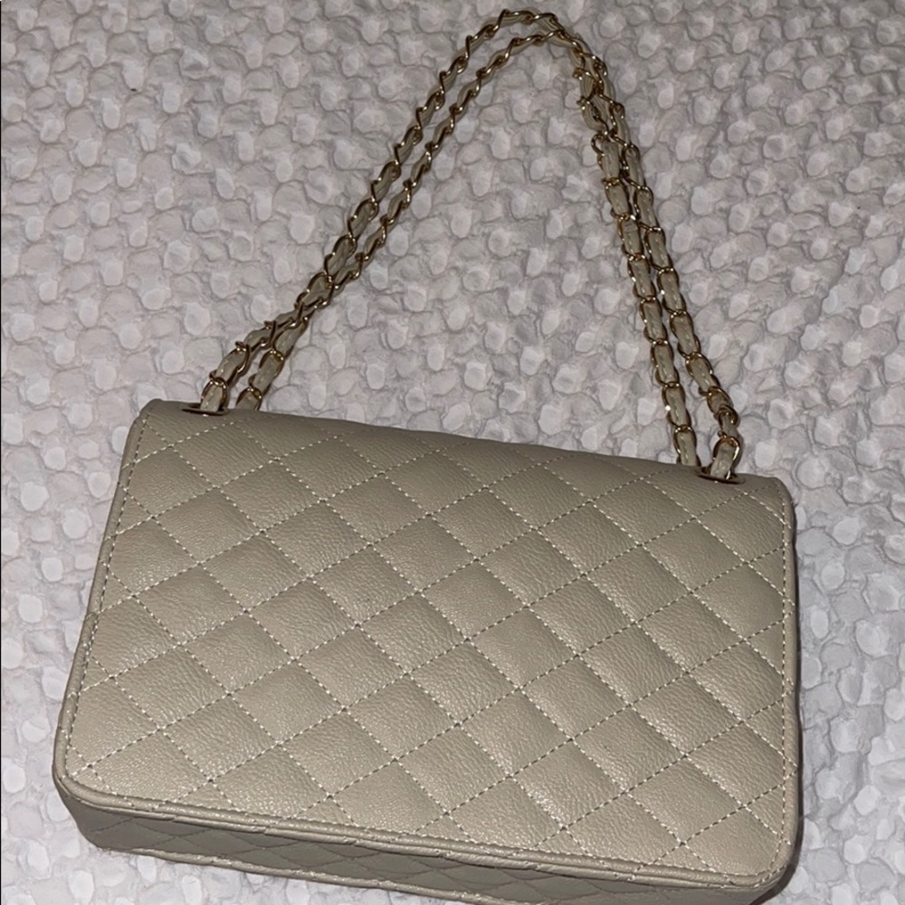 Beige Chain Bag - image 7